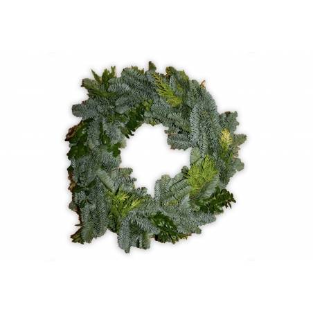 Wreath from Nordmann tree branches  - 1