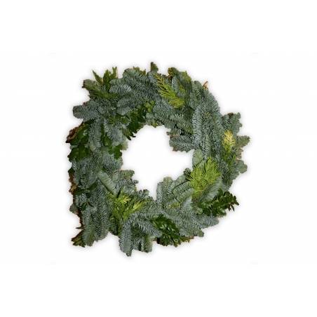 Wreath from Nordmann tree branches - 1