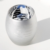 Merry Christmas Candle Grey Merry Christmas Candle Grey