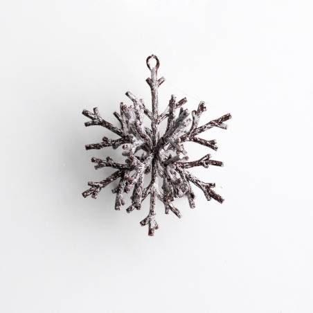 Snowflake wooden snow