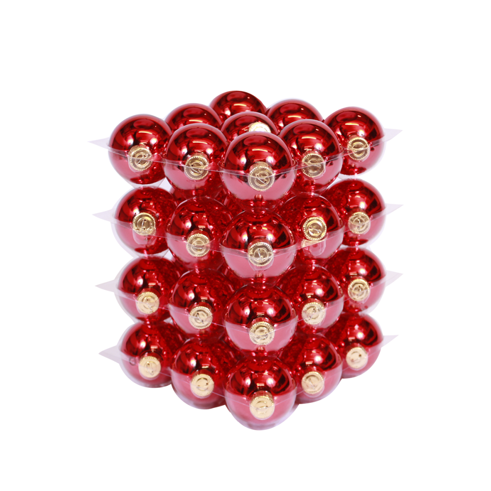 Boules de noël classic rouge Boules de noël classic rouge