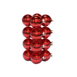 Kerstballen classic rood | SAPINS.BE SRL