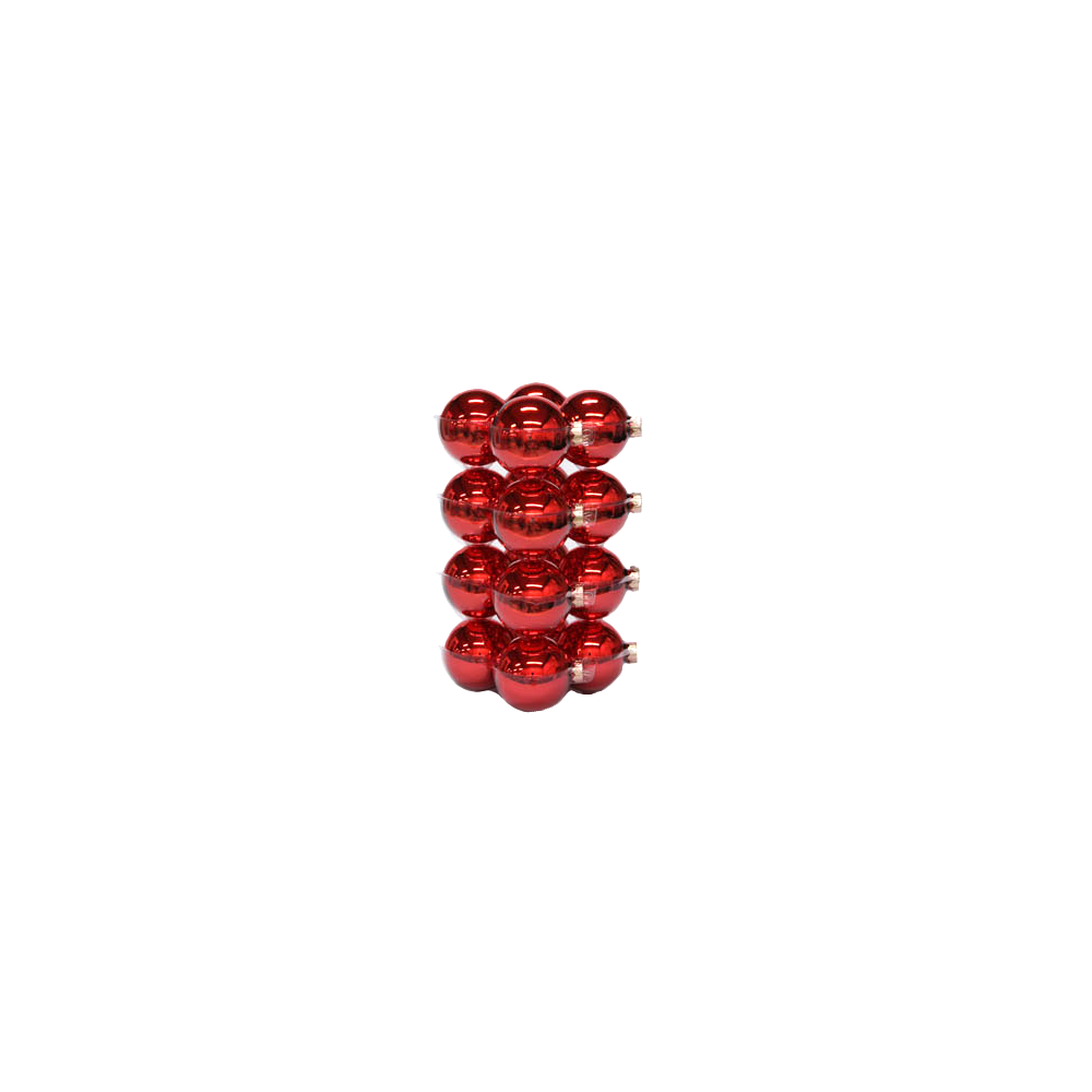 Kerstballen classic rood | SAPINS.BE SRL
