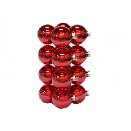 Classic red Christmas baubles | SAPINS.BE SRL Classic red Christmas baubles | SAPINS.BE SRL