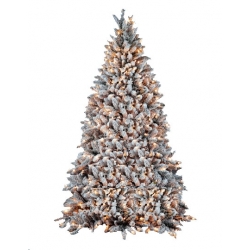 Sapin de Noël artificiel de 60 cm avec flocage et flocons de neige
