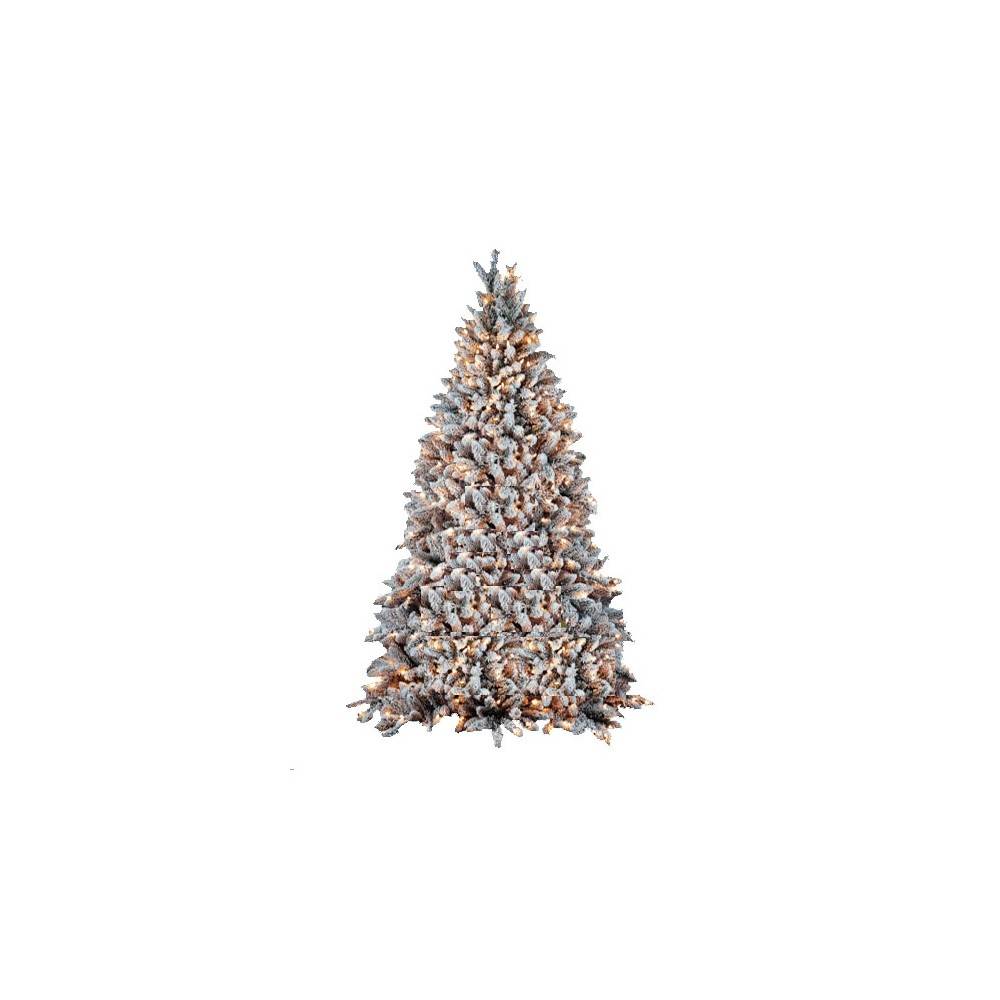 Sapin de Noël artificiel de 60 cm avec flocage et flocons de neige
