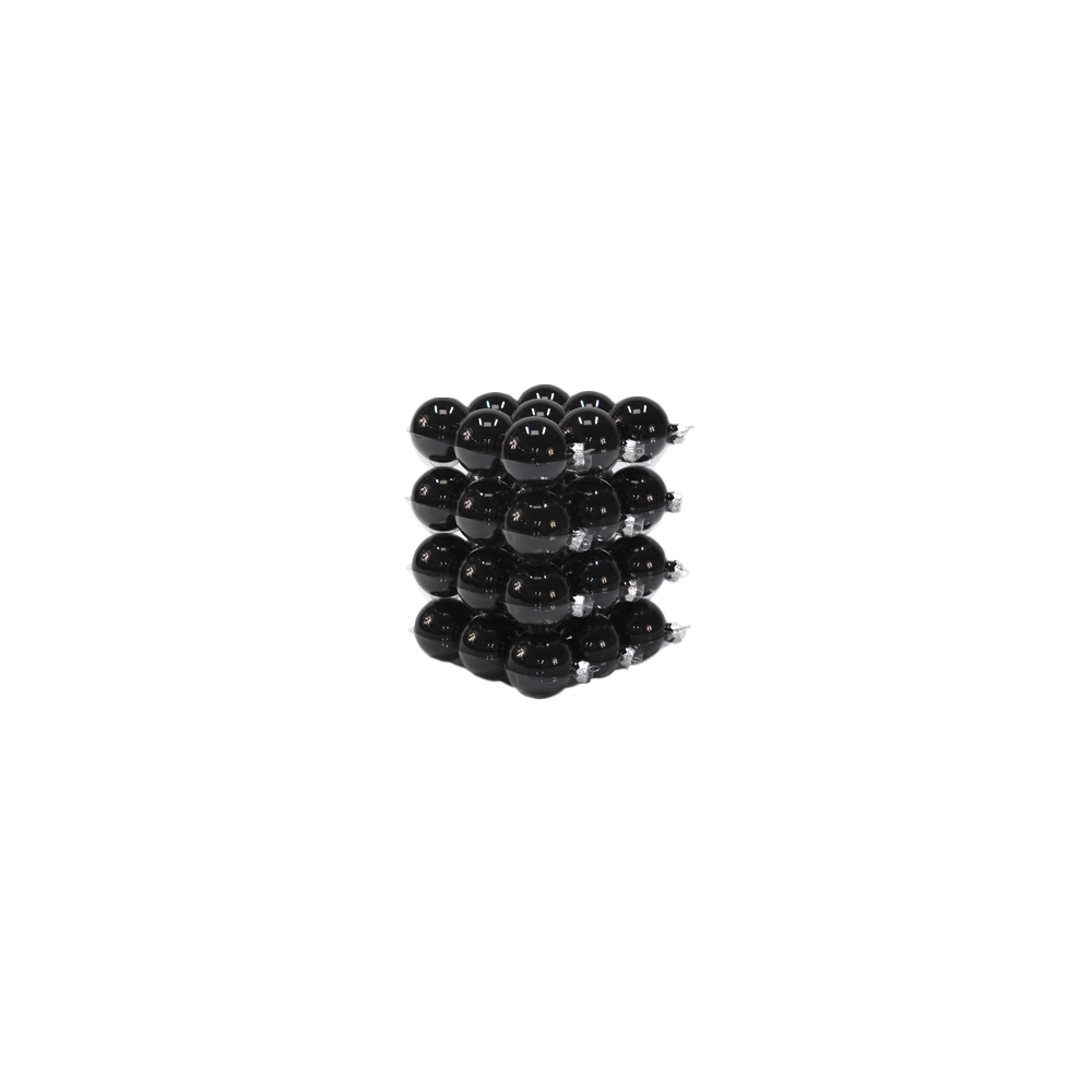 "classic" Christmas balls - black "classic" Christmas balls - black