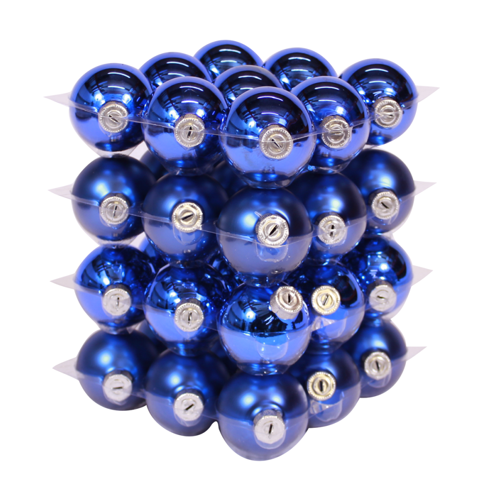 "classic" Christmas balls - blue