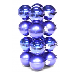 "classic" Christmas balls - blue