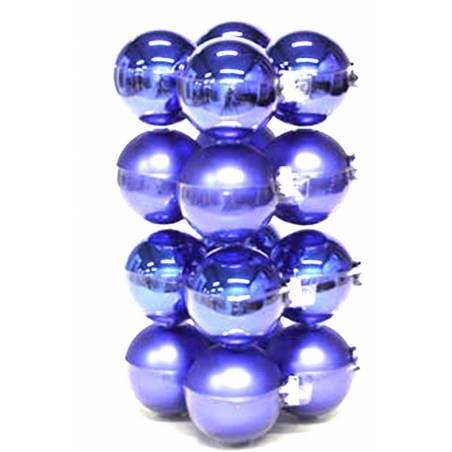 Classic blue Christmas baubles | SAPINS.BE SRL Classic blue Christmas baubles | SAPINS.BE SRL