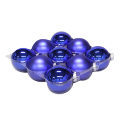 "classic" Christmas balls - blue