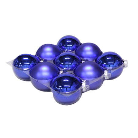 "classic" Christmas balls - blue