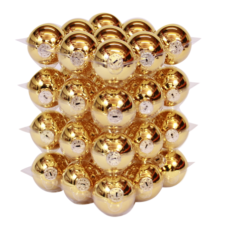 "classic" Christmas balls - gold "classic" Christmas balls - gold