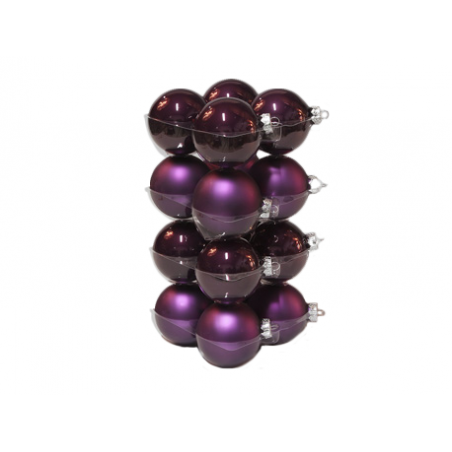 Kerstballen classic pruin | SAPINS.BE SRL Kerstballen classic pruin | SAPINS.BE SRL