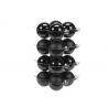 Black classic Christmas baubles | SAPINS.BE SRL Black classic Christmas baubles | SAPINS.BE SRL