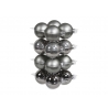 'Classic foggy' gray Christmas baubles | SAPINS.BE SRL 'Classic foggy' gray Christmas baubles | SAPINS.BE SRL