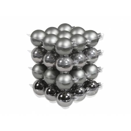 Boules de noël classic-foggy/grey Boules de noël classic-foggy/grey
