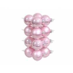 Boules de Noël classiques - rose poudré | SAPINS.BE SRL