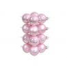 "classic" Christmas balls - Powdery pink