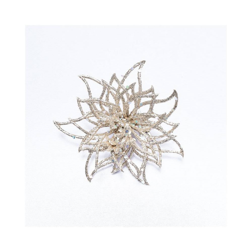 Fleur décorative champagne Fleur décorative champagne