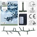 Guirlande 400 led blanc froid