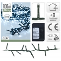Guirlande 800 led blanc froid