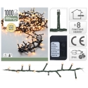 Guirlande 1000 led blanc EXTRA chaud