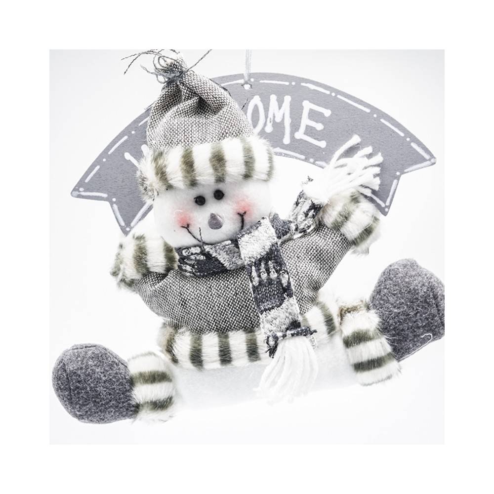 Suspension Welcome Bonhomme de neige Suspension Welcome Bonhomme de neige