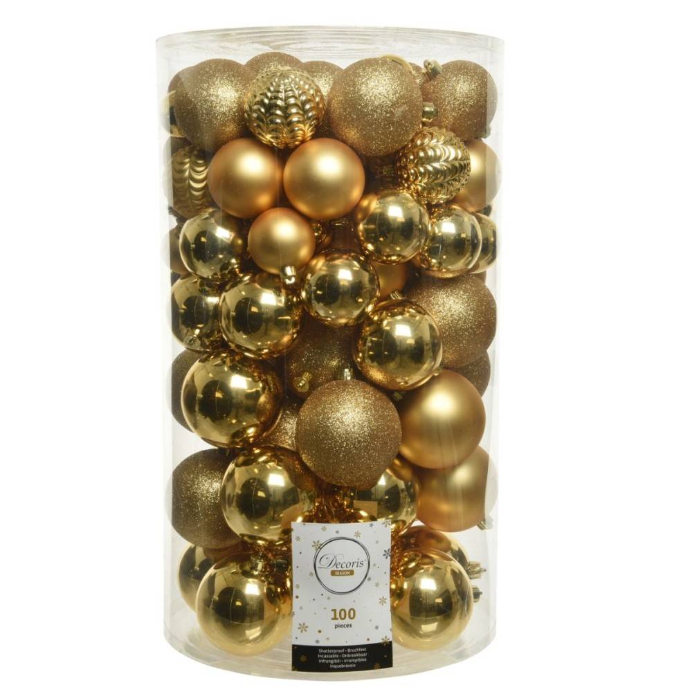 Boule de Noël Classic - or - plastique Maxi Boule de Noël Classic - or - plastique Maxi