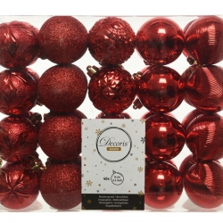 Boule de Noël Classic or plastique Medium