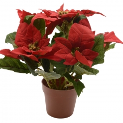 Artificial Christmas Rose - Poinsettia - 2