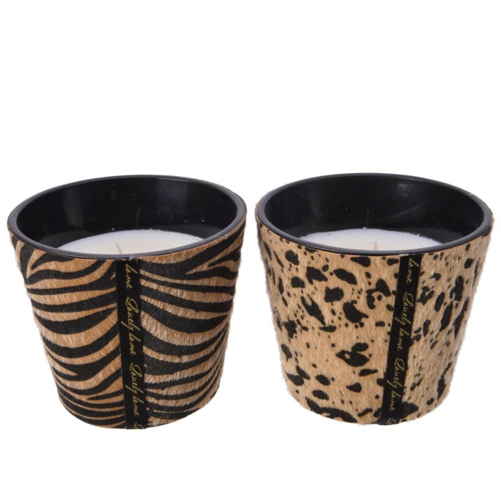Bougie Zebre Leopard Bougie Zebre Leopard