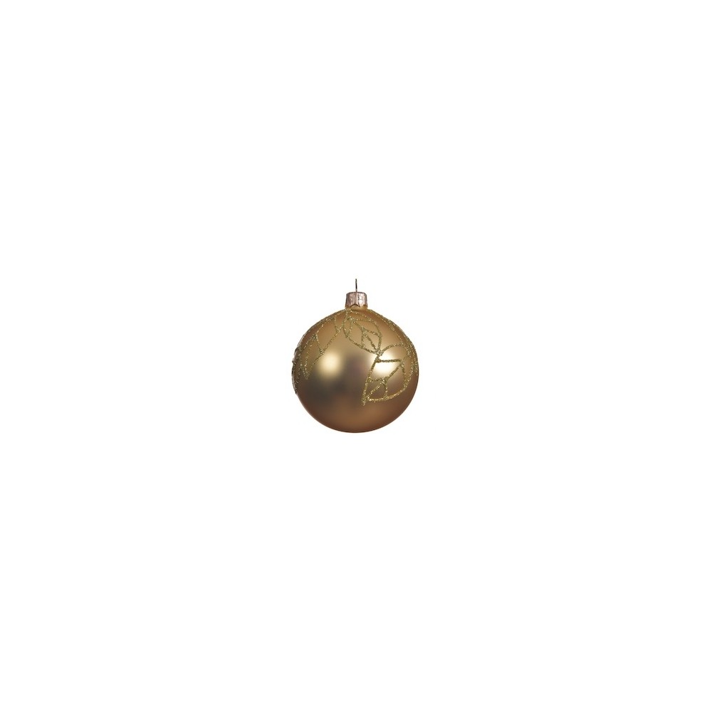 6 Boules de Noel Or 6 Boules de Noel Or