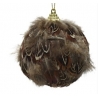 12 Boules de Noel en Vraie Plumes 12 Boules de Noel en Vraie Plumes