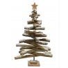 Sapin en Pin avec Neige et Etoile