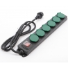 Multiple socket-outlet for 6 outdoor devices with switch Multiple socket-outlet for 6 outdoor devices with switch