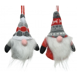 2 Père-noël gnome à bonnet de Noël