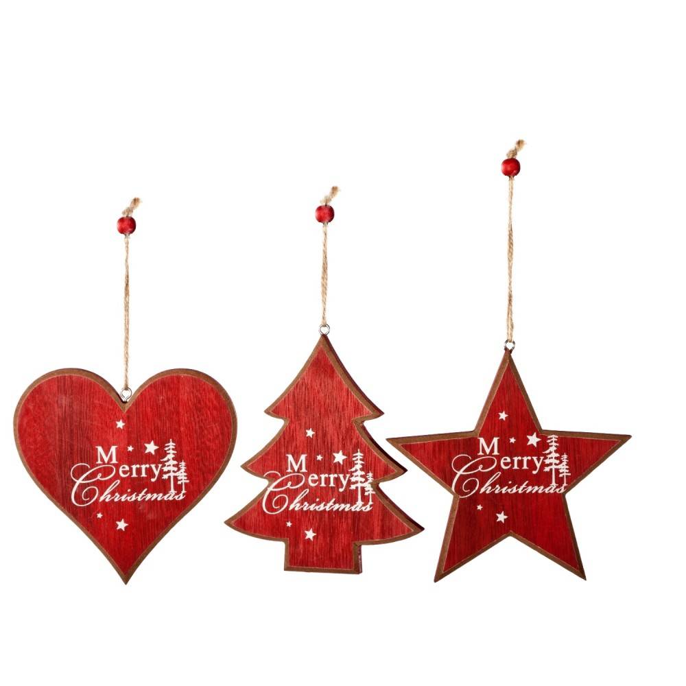 3 Personnages de Noël en Bois 3 Personnages de Noël en Bois