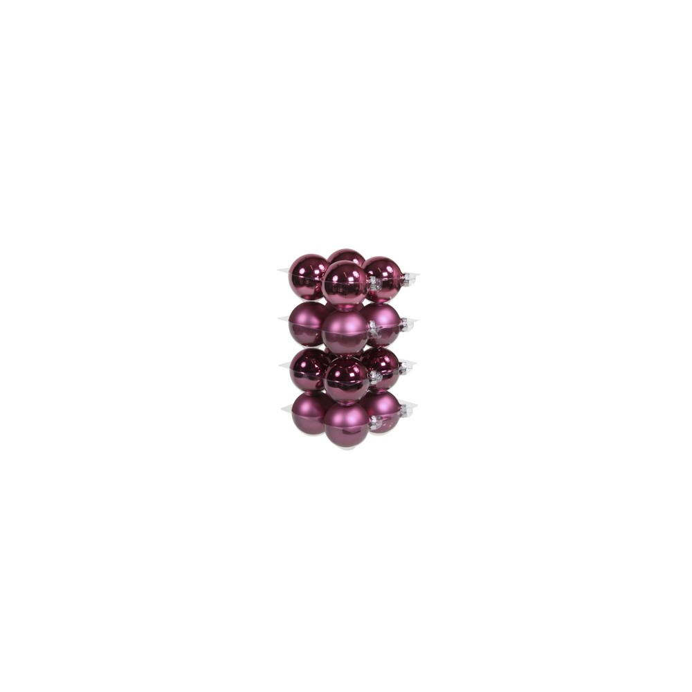 Boules de Noël Classic Mauve Boules de Noël Classic Mauve