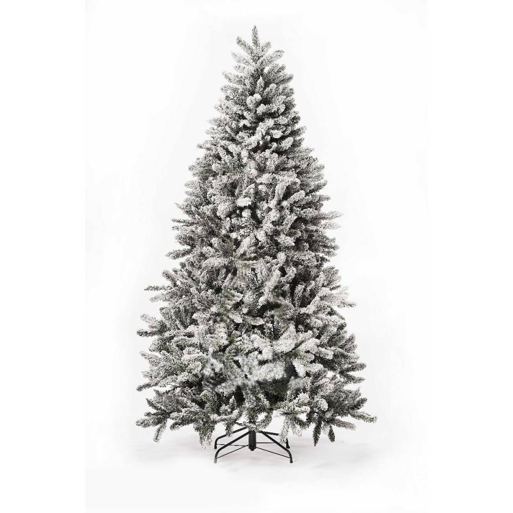 Sapin artificiel floqué blanc Sapin artificiel floqué blanc
