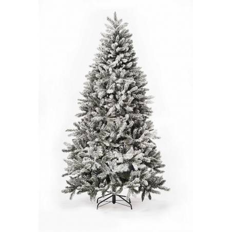 Sapin artificiel floqué blanc Sapin artificiel floqué blanc