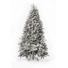 Sapin artificiel floqué blanc Sapin artificiel floqué blanc