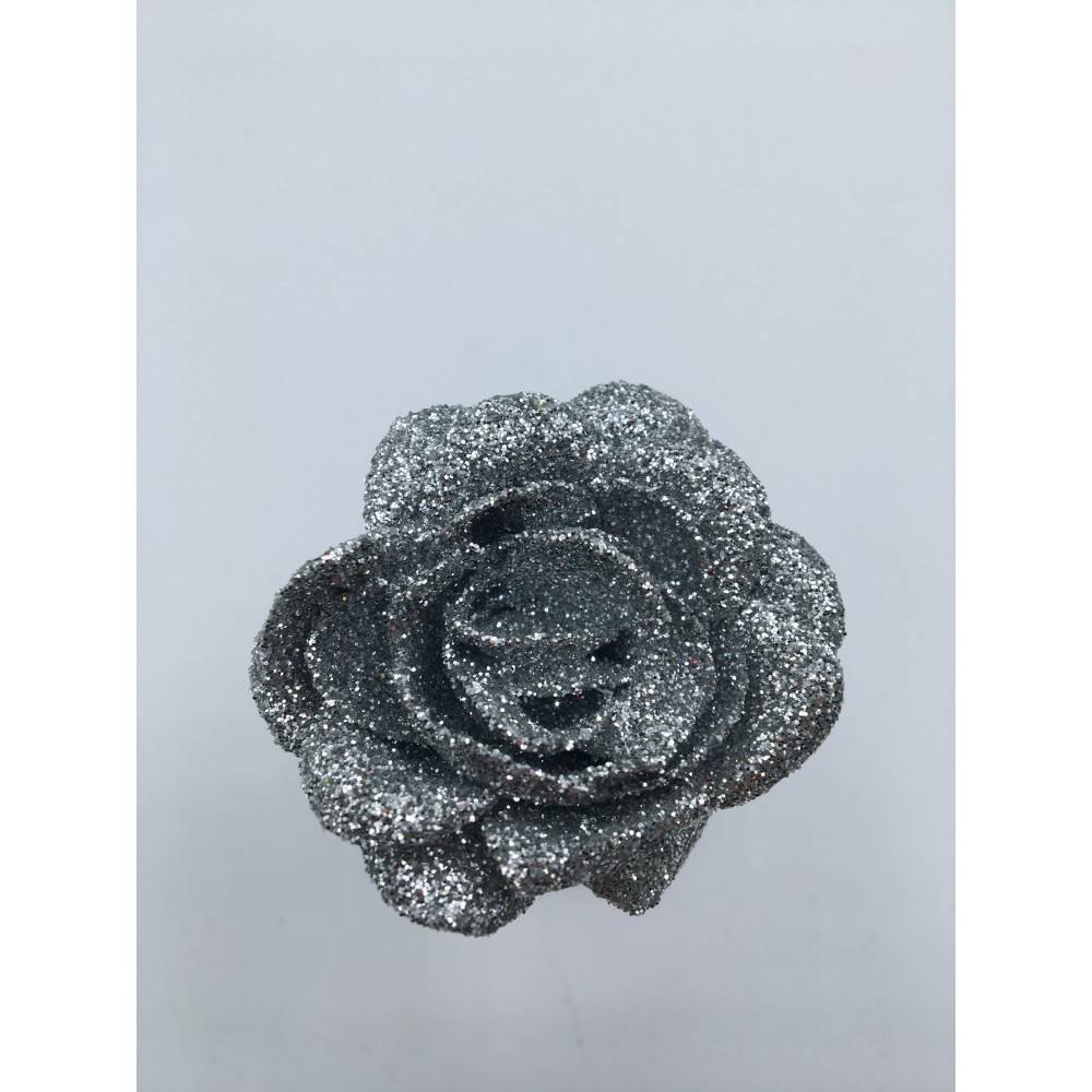 Lot de 36 petites roses dorées à paillette à piquer OLI