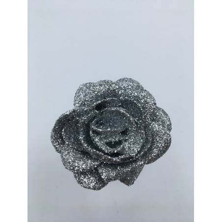 Lot de 36 petites roses dorées à paillette à piquer OLI