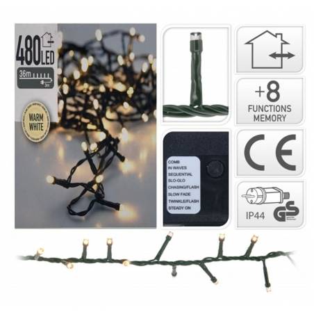 Guirlande 480 led blanc chaud Guirlande 480 led blanc chaud