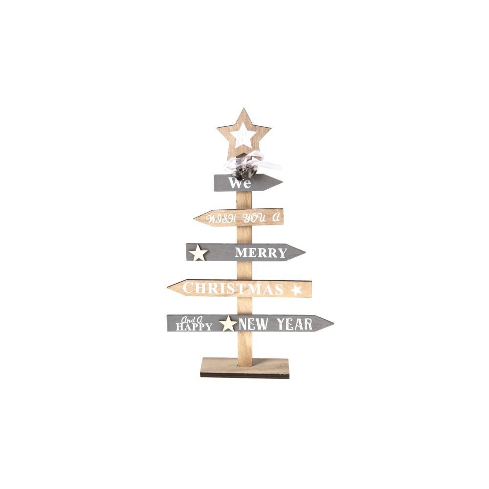 Arbre de Noël en bois flèchés