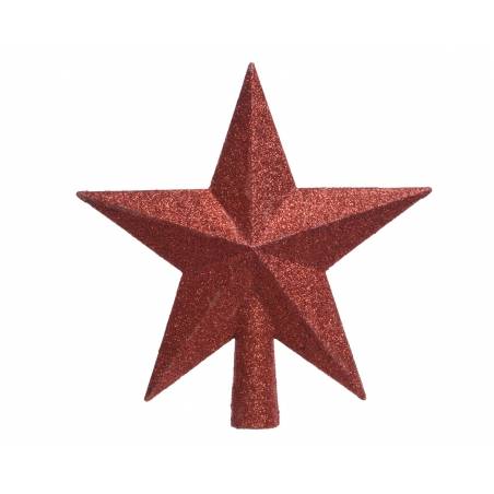 Rode ster voor kerstboom