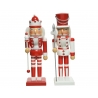 2 Red Nutcrackers 25cm