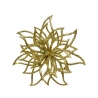 Golden decorative flower with clip