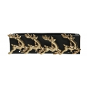 4 ronds de serviettes dorés (cerf)